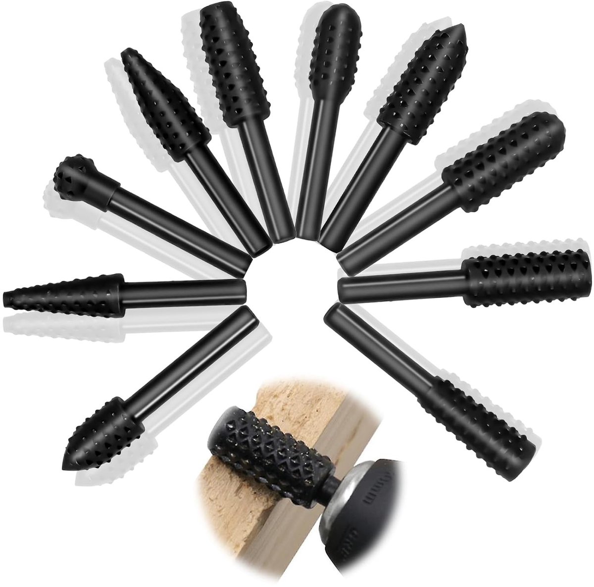 Houtfrezen Set van 10 Stuks voor Boormachine en Router - Houtbewerking, Freesbit, Houtbewerkingstools