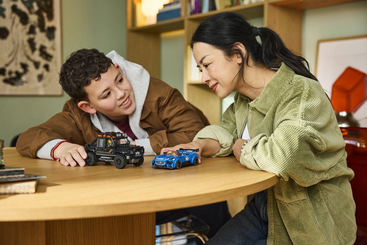 LEGO Speed Champions Jaguar Project 7 en Land Rover Defender Auto Bouwpakket voor Kinderen 77264 — cadeau in Spellen & Speelgoed - foto 4