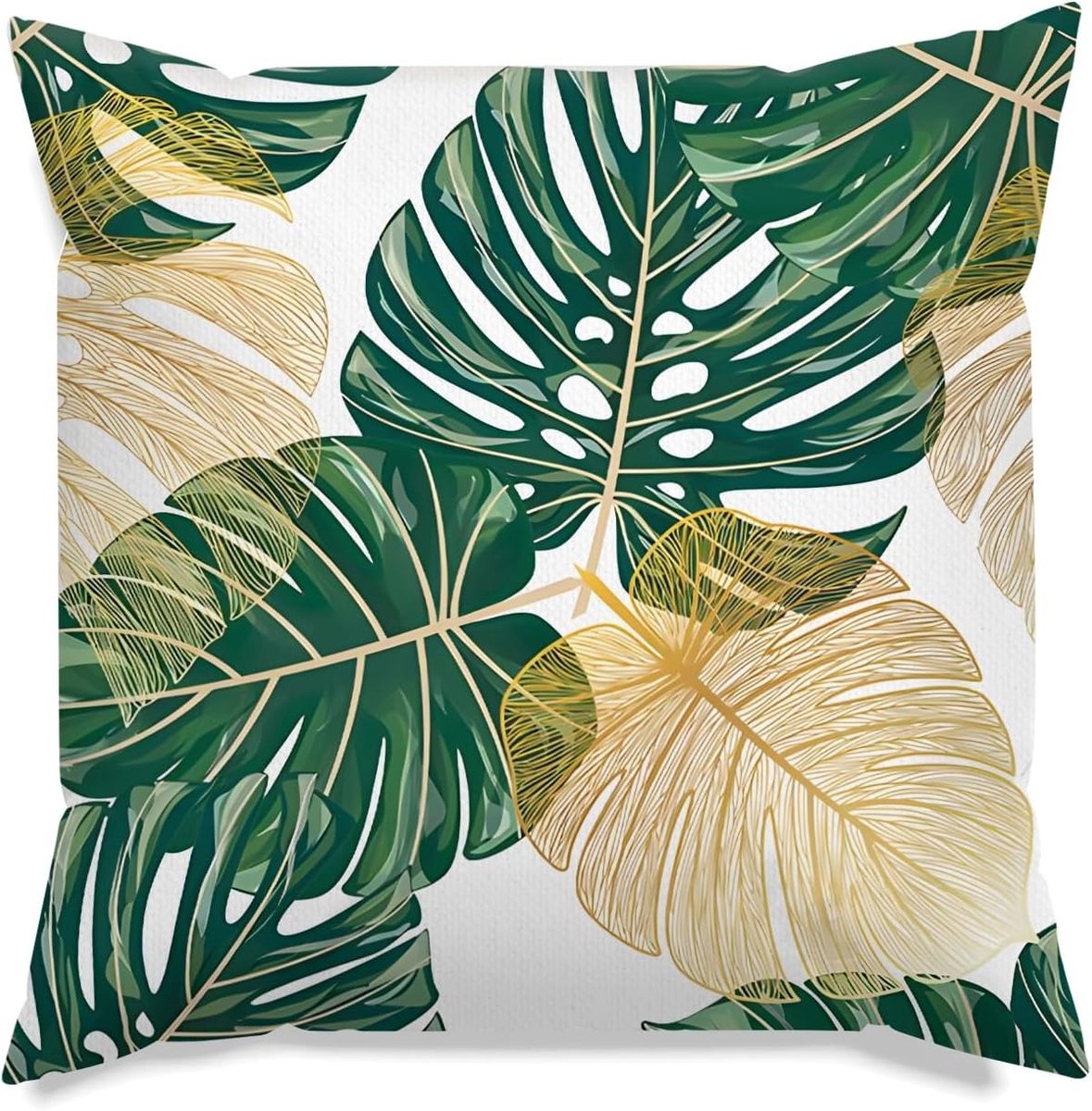 Superzachte Kussenhoezen 45 x 45 cm in Groen voor Sofa, Slaapkamer en Woonkamer Decoratie