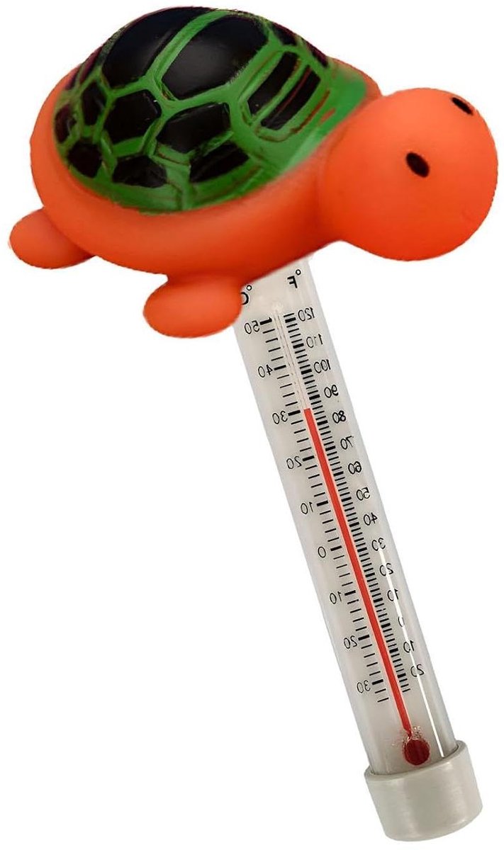Zwembad Temperatuurmeter - Watermeetinstrument Badthermometer - Water Temperatuur Meten - Drijvend en Eenvoudig Afleesbaar - 179 cm - Multicolor
