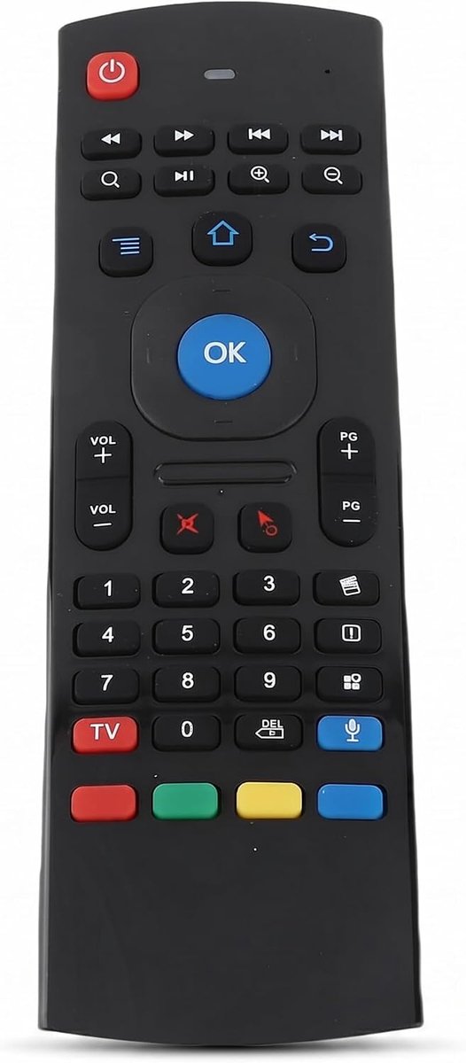 Mini toetsenbord afstandsbediening - Draadloos met spraakbesturing - Air muis voor multimedia - ShopVlot