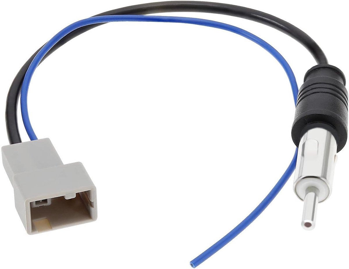 SnelShoppen - Autostereo Antenne Adapter Vervanging Geschikt voor NISSAN ALMERA LIVINA TEANA SYLPHY TIIDA QASHQAI NAVARA NOTE 2007, Universele DIN Plu