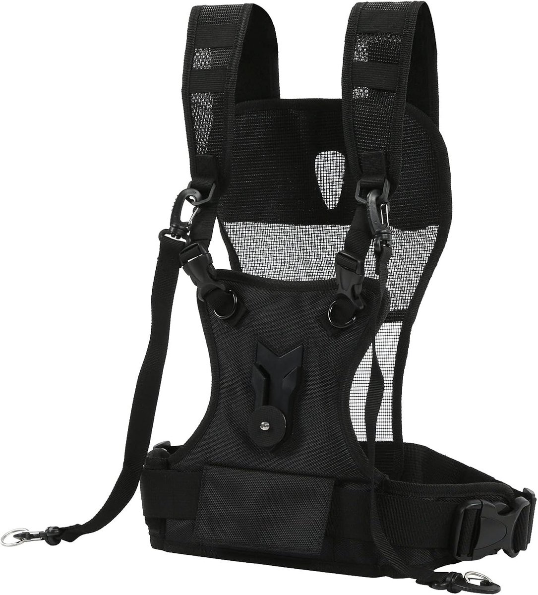 SnelShoppen - Dubbele Camera Strap Nylon Duurzaam Comfortabel Ademend Verstelbaar Multi voor Draagharnas Camera Strap Snelle Ontkoppeling