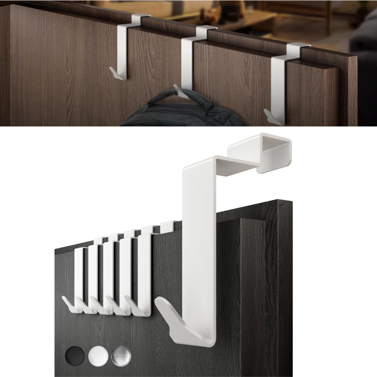 Zavio® Deurhaak - Deurkapstok - Deurhanger