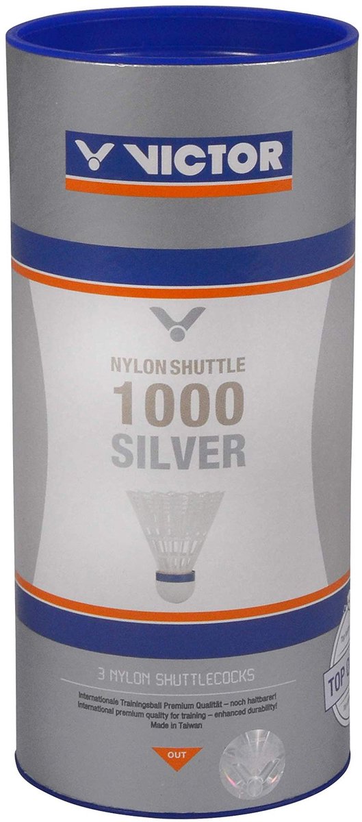 Solidchoice - Nylon Shuttle voor Badminton, Doos van 3 Stuks