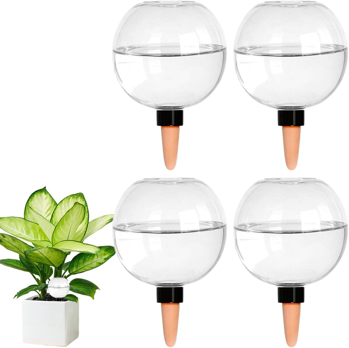 Solidchoice - Automatische Watering Balls voor Planten - 4 Stuks
