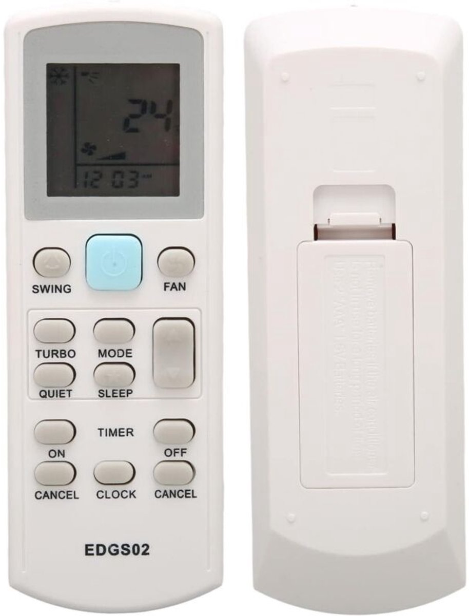 Geschikt voor de afstandsbediening van de Daikin APGS02 ECGS02 airconditioner – Gemaakt van duurzaam ABS-materiaal – Geschikt voor ACSON – Gebruiksvriendelijk