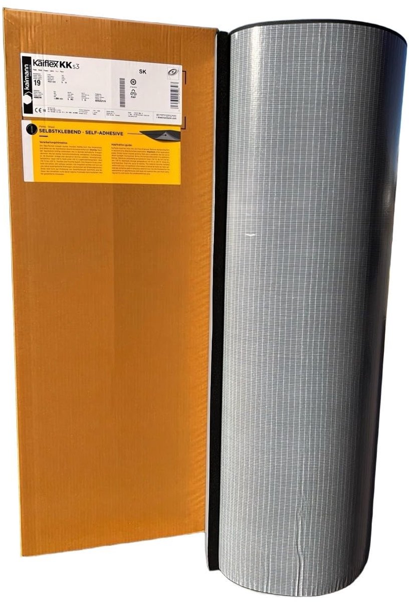 Solidchoice - Zelfklevende Isolatieplaat 19 mm - 6 m² Rubberisolatie