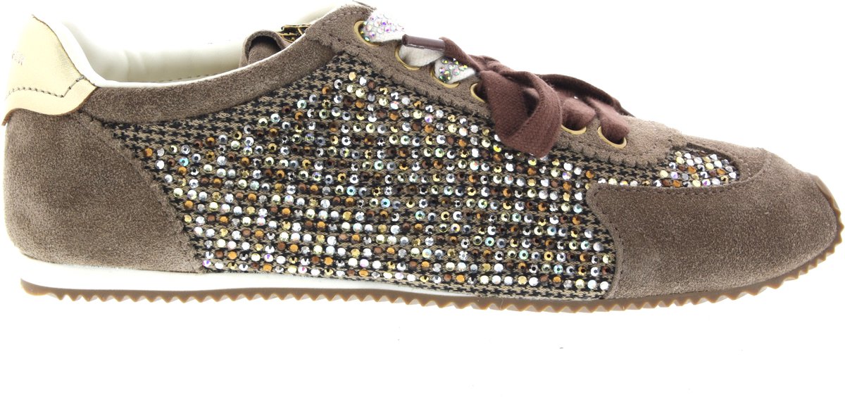 Dames Sneakers Kurt Geiger Kurt Geiger Iskington Sneaker Beige Comb Zand - Maat 37