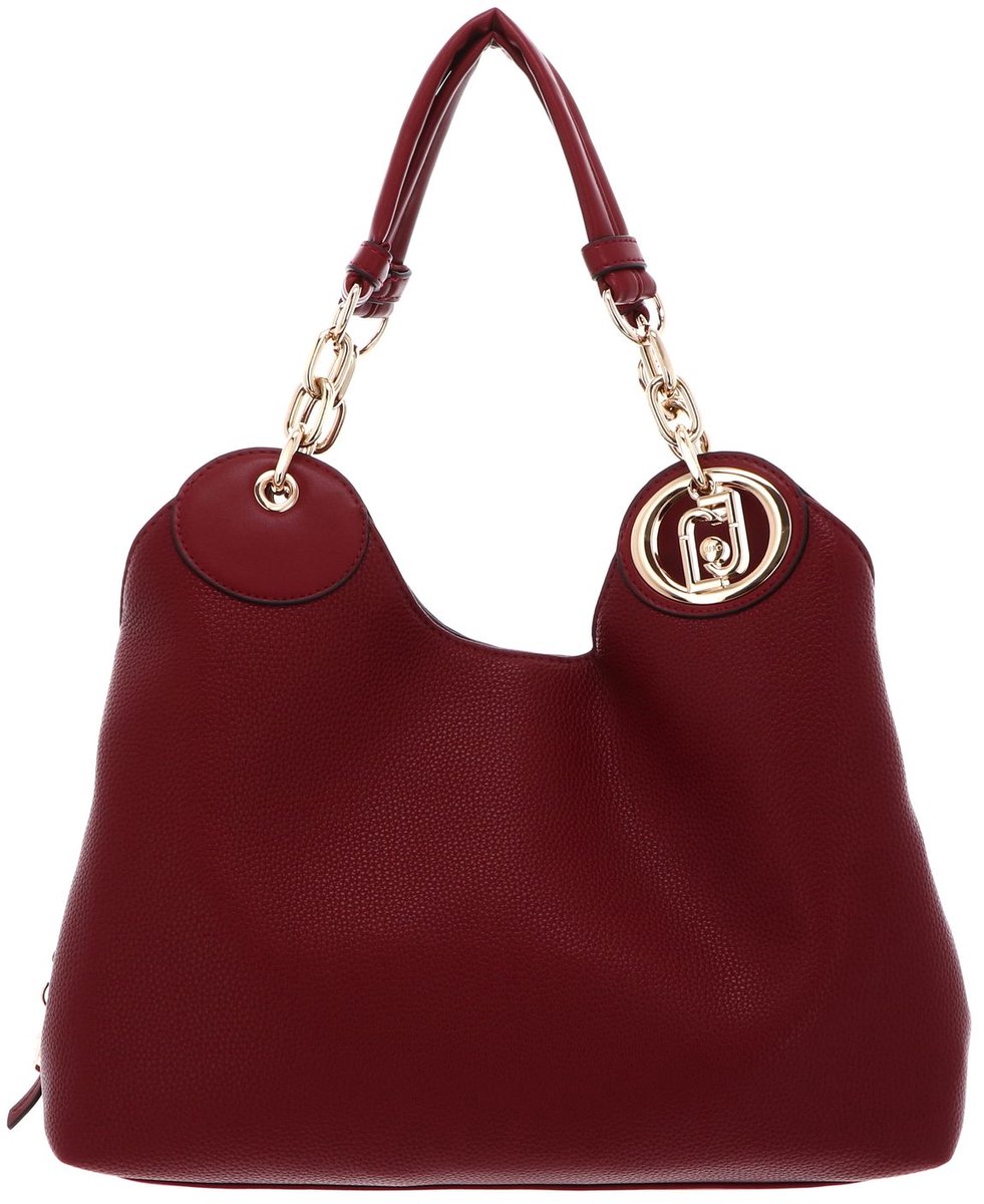 LIU JO handtas schoudertas Faiza ECS Satchel Brick Red wijnrood