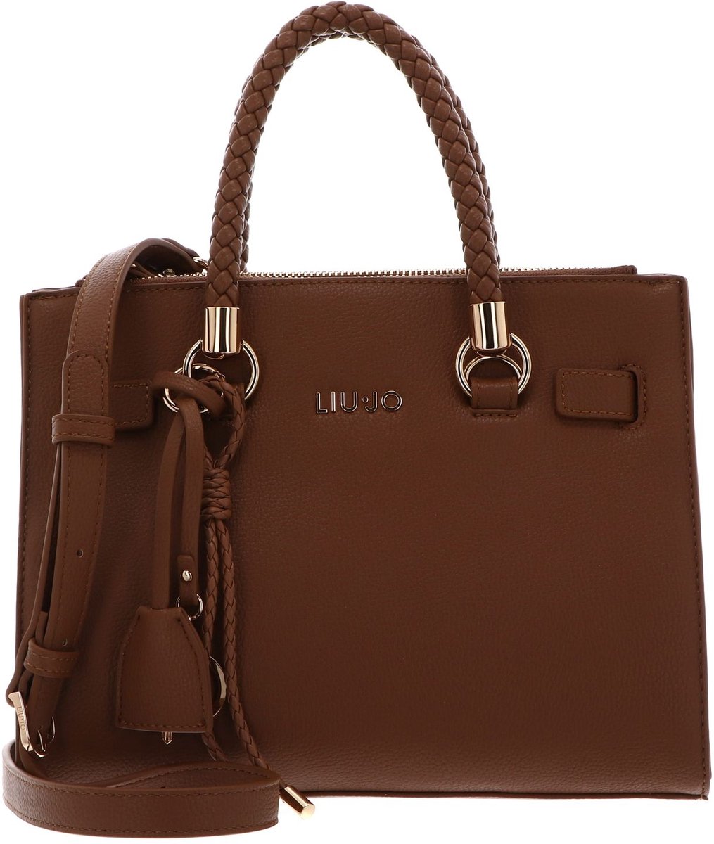 LIU JO handtas schoudertas Manh Satchel Suede bruine
