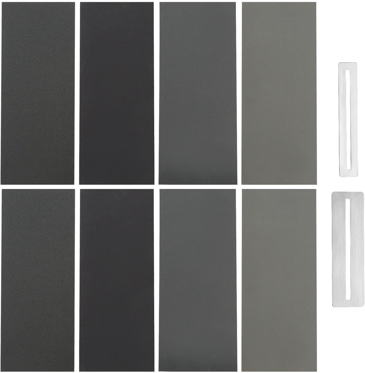 SG Store Guitar Ferret Polishing Set with 10 Pieces Matte Paper Sheets, 2 Pcs Stainless Steel Frett Guards, 4 - ShopVlot