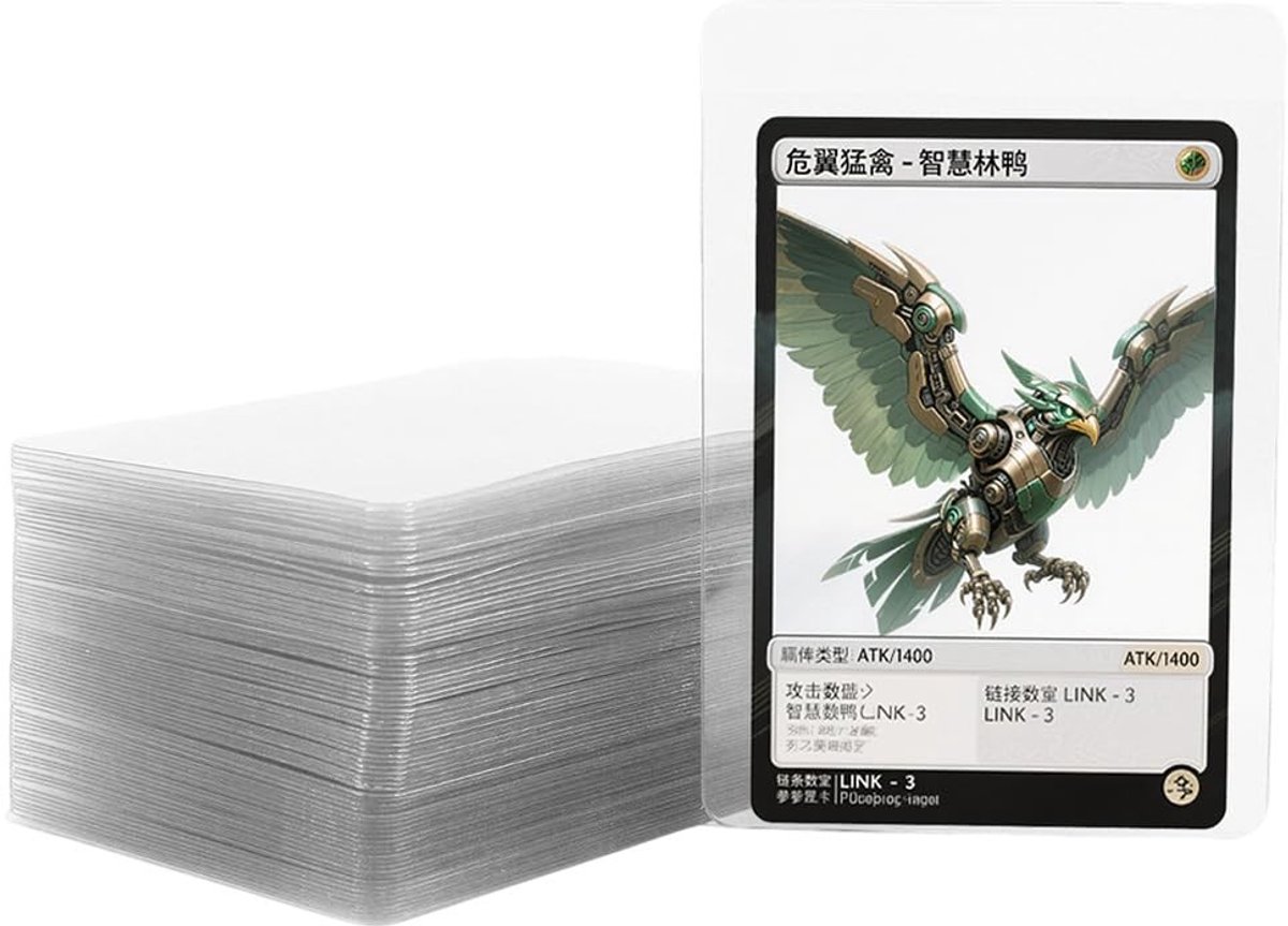 Solidchoice - Heldere Hard Card Sleeves voor Bescherming van Kaarten
