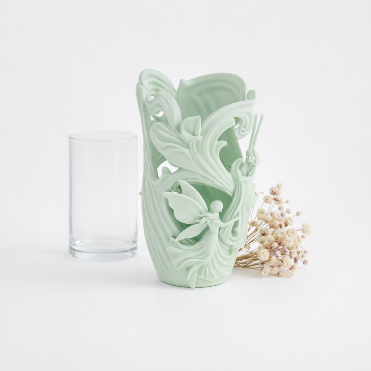 Stabilisator voor gedroogde bloemen in vaas - bloemenschikking houder