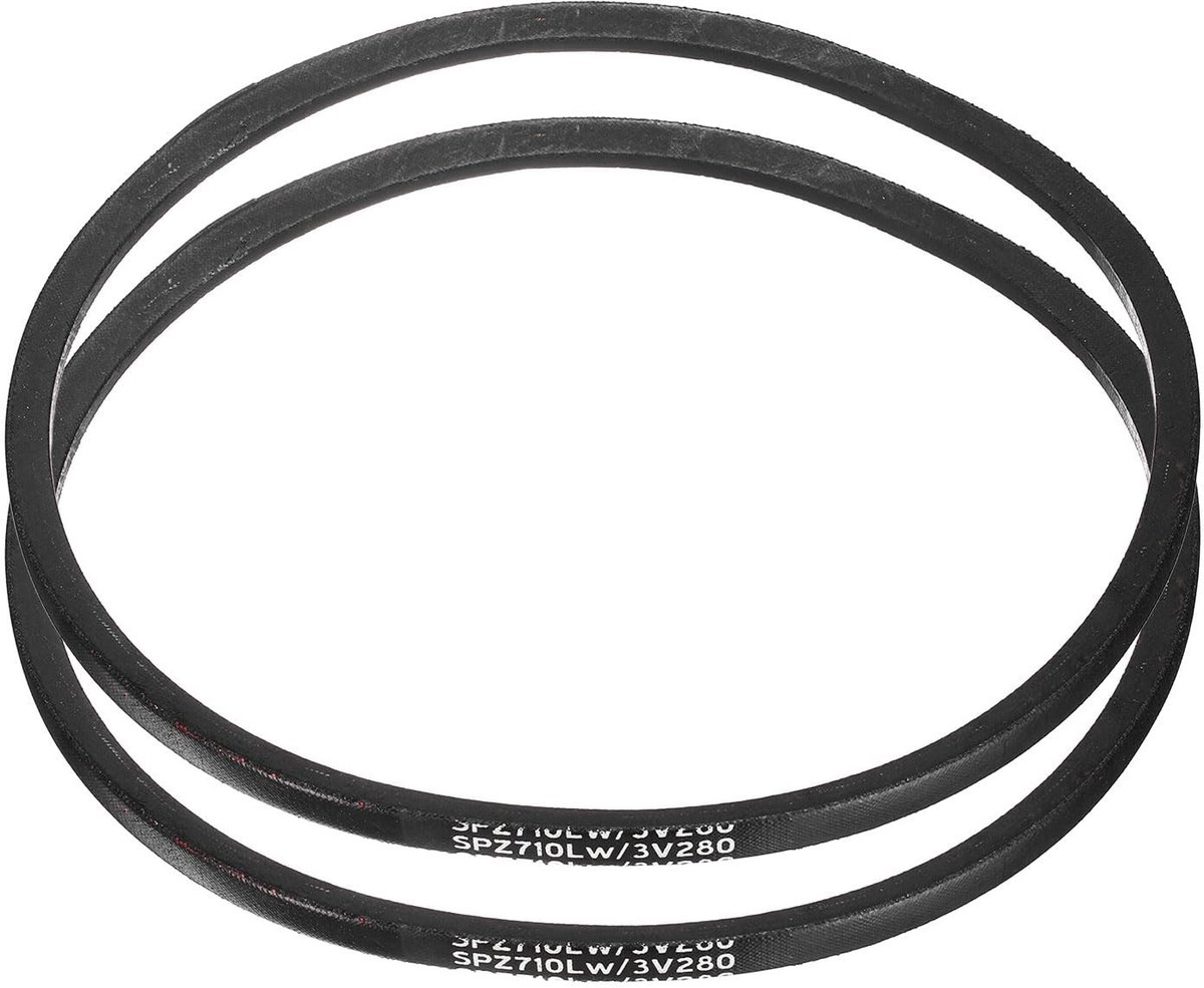 Solidchoice - 2 Stuks SPZ710 V-riemen voor Auto en Industrie