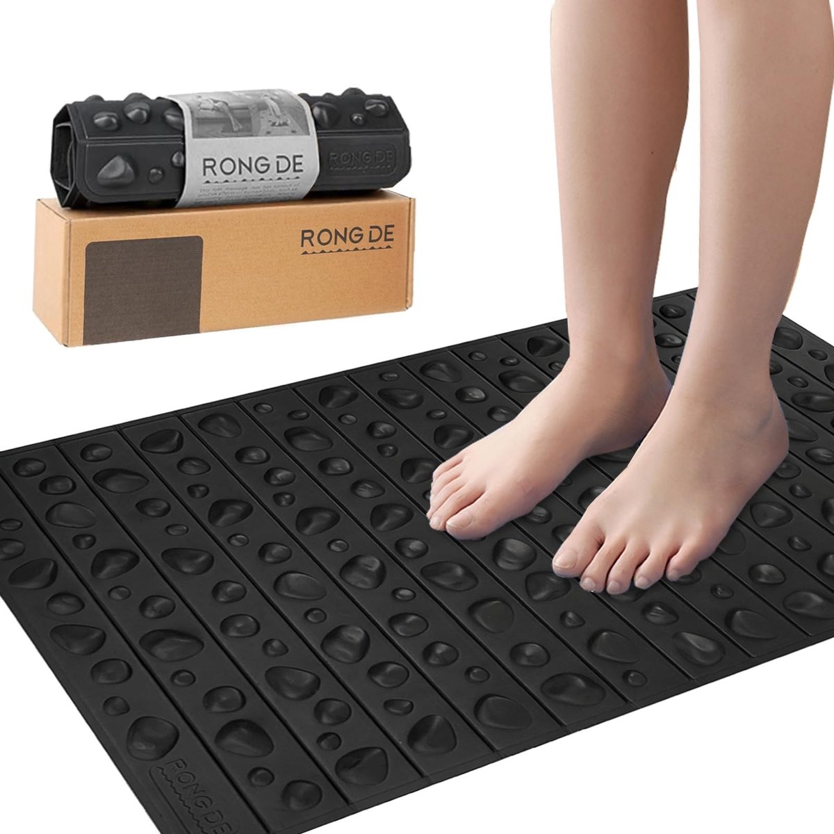 Solidchoice - Voetmassagemat met Acupressuur voor Ontspanning en Doorbloeding
