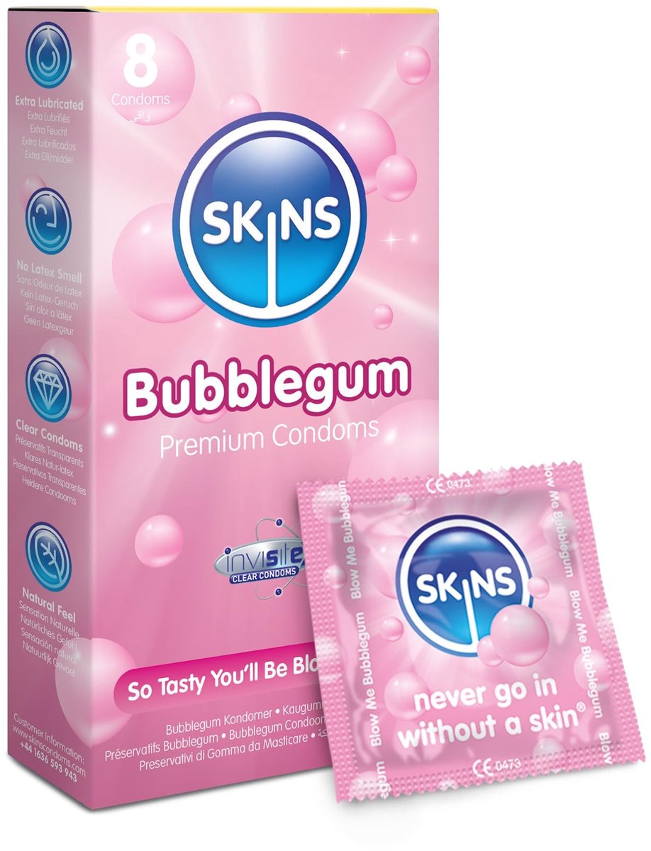 Solidchoice - Bubble Gum Smaak Condo's - 12 Stuks