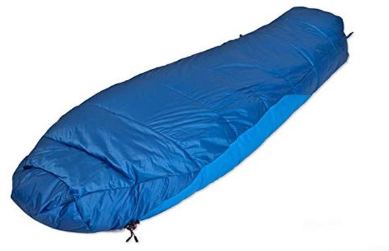 Mummie Slaapzak - Kampeerzak Outdoor - Kamperen en Hiken - 3-Seizoenen Gebruik - 180x80x55 cm - Blauw — afbeelding 2