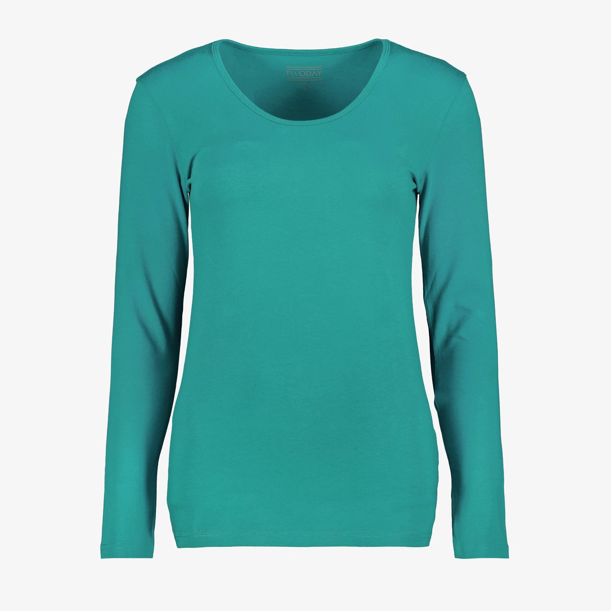 TwoDay dames basic longsleeve shirt groen - Maat 3XL