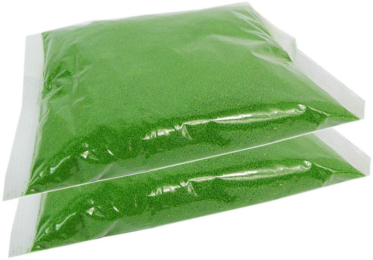 Solidchoice - Decoratief Zand 2 kg Groen 0,4-0,7 mm