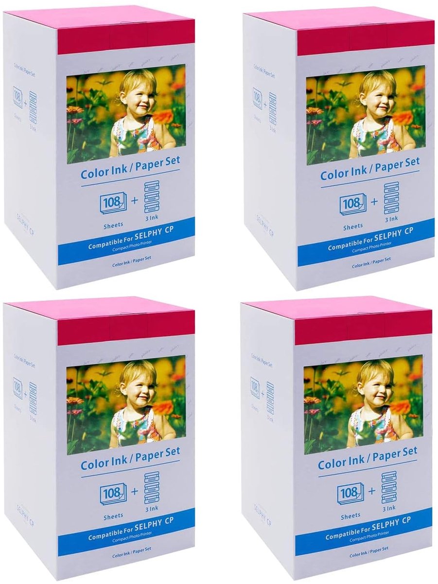 Solidchoice - Compatibel Fotopapier en Inktpatronen voor Canon Selphy