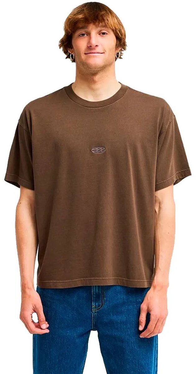 Billabong Og Wave T-shirt Met Korte Mouwen S Man Dark Cedar
