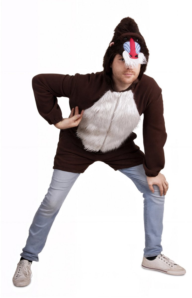 Mandril aap kostuum