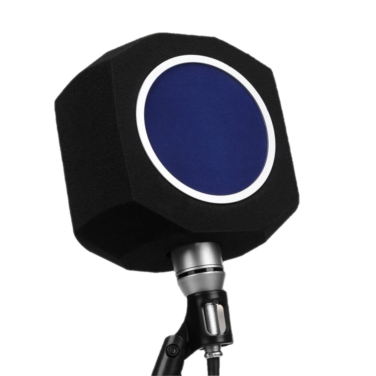 Solidchoice - Professionele Microfoon Popfilter met Geluidsabsorberende Schuimcover
