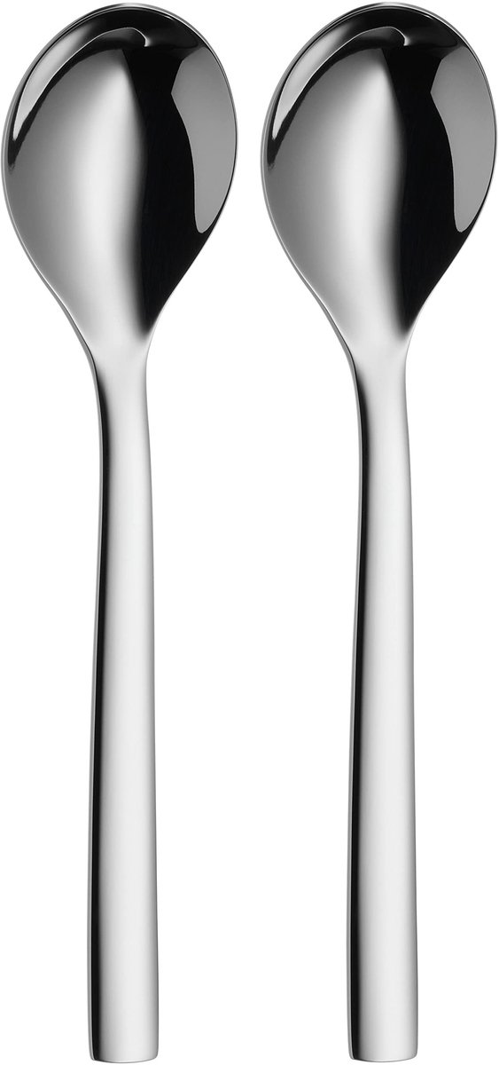 Solidchoice - 2-delige Mueslipelset van Cromargan Roestvrij Staal, 16,5 cm