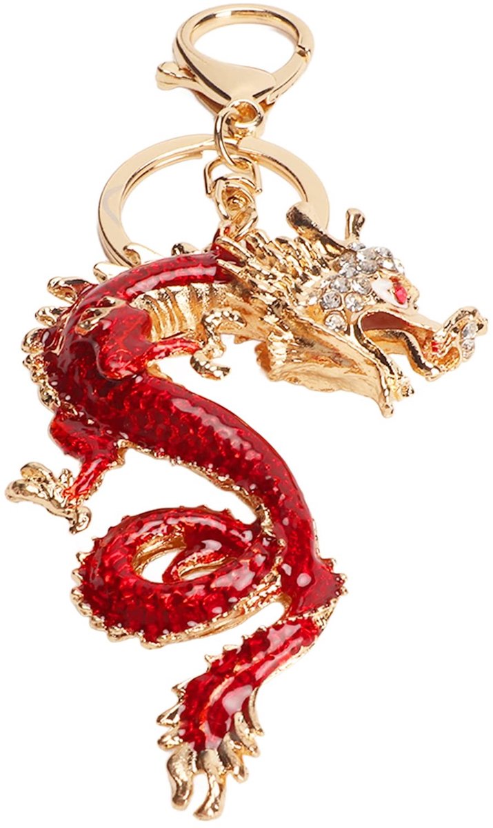 Solidchoice - Chinese Draak Sleutelhanger voor Tassen en Rugzakken
