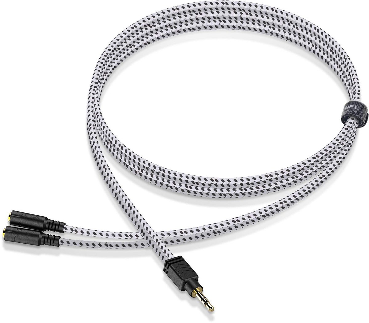 Solidchoice - 3,5 mm Hoofdtelefoonsplitter voor Twee Hoofdtelefoons