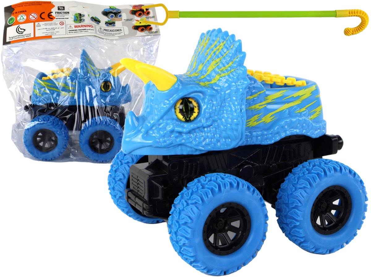 Triceratops Friction Drive-voertuig blauw