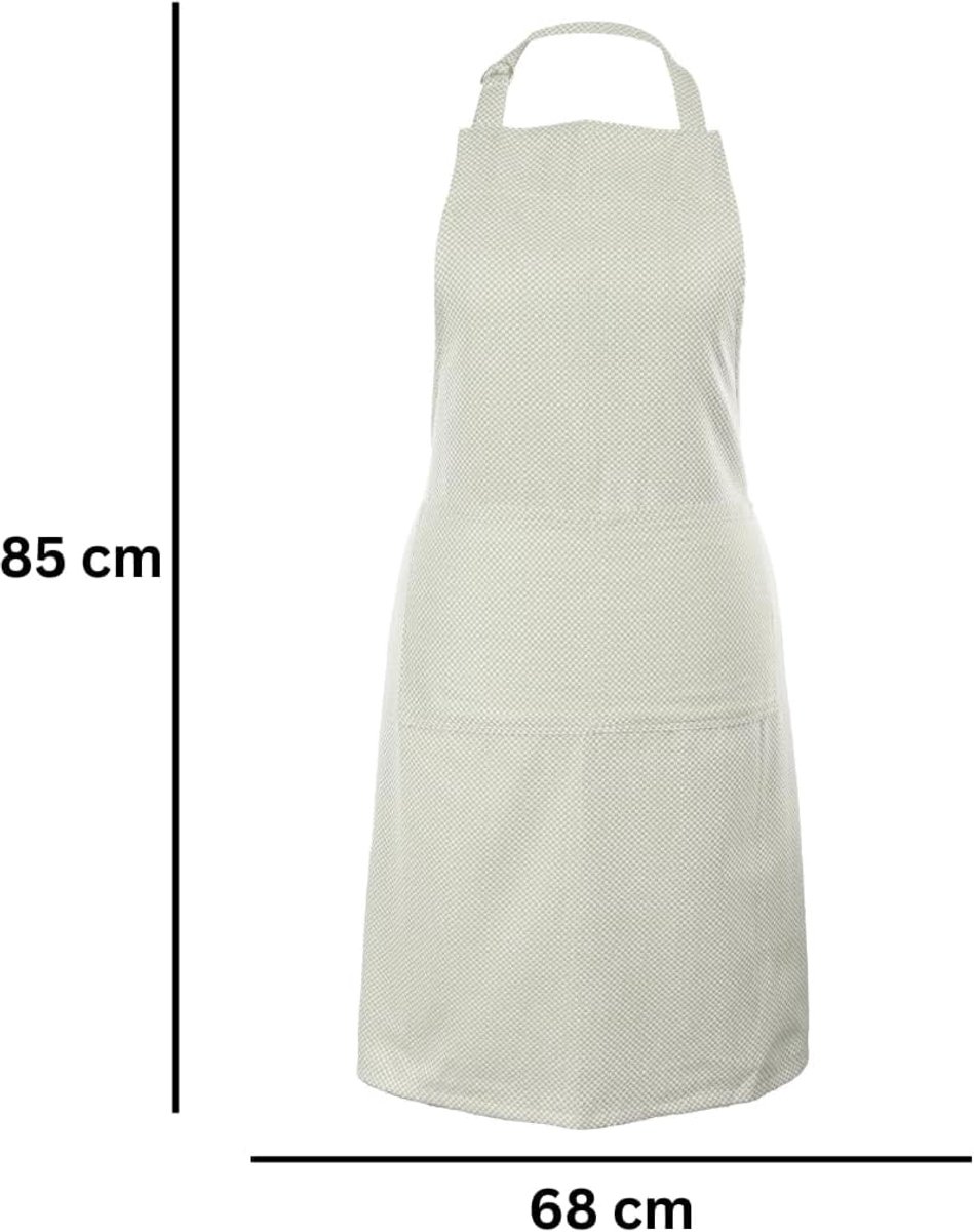 Apron DOBBY - 74x85 cm, black - ShopVlot