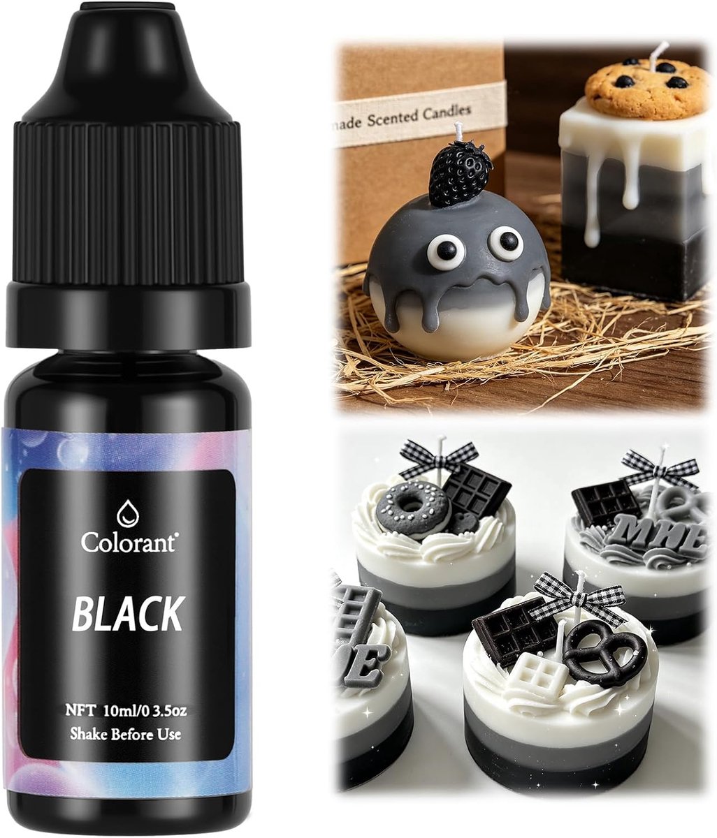 Candle Dye, 10ml Black Liquid Candle Dye - ShopVlot