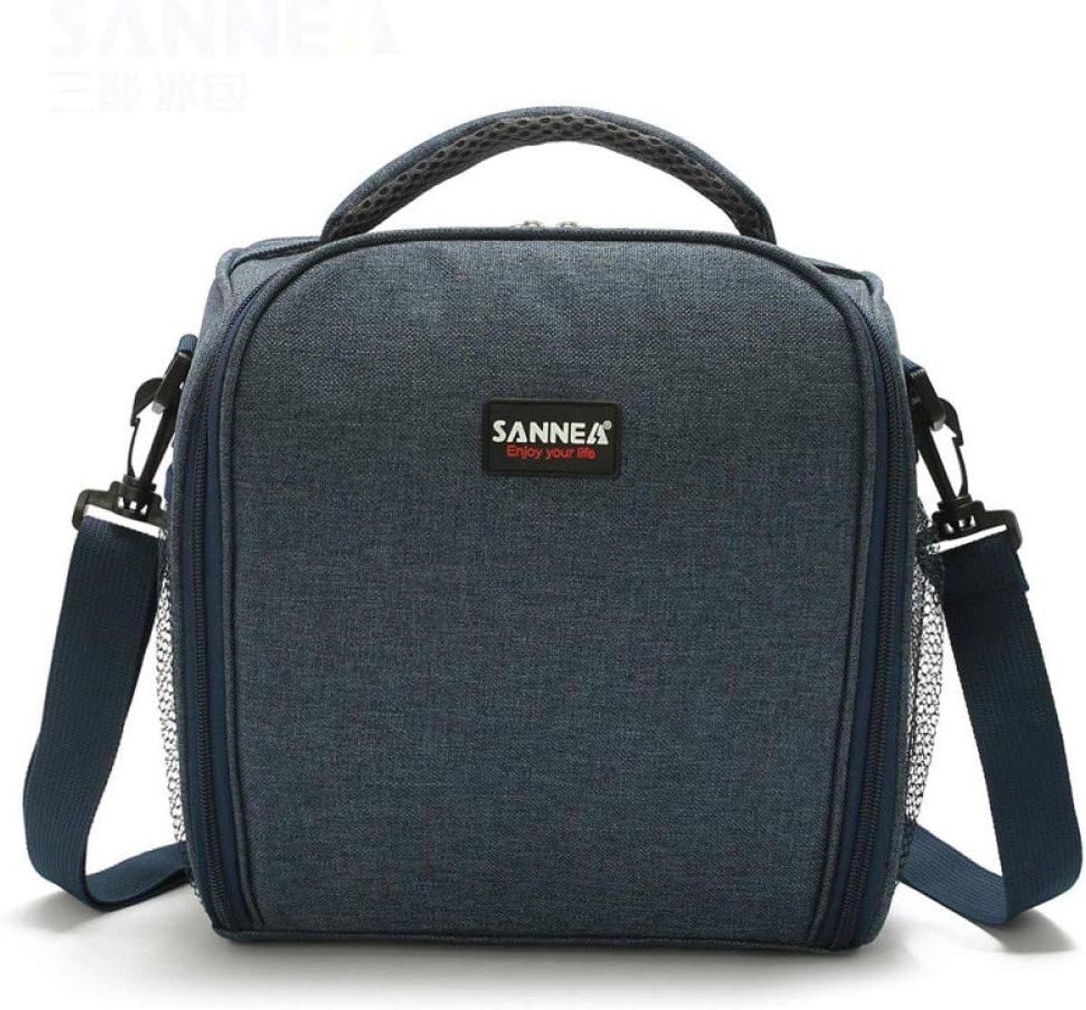New Hand-Held Lunch Bag Outdoor Picnic Bag Small Folding Insulation Bag Aluminum Film Fresh Ice Bag 24 x 14 x 24cm - ShopVlot