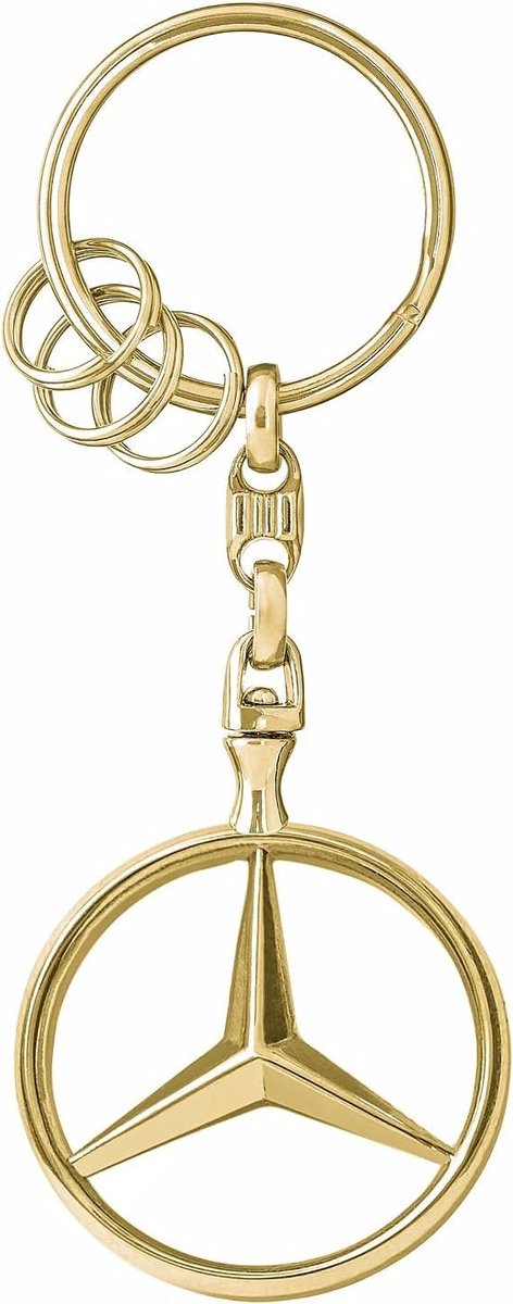 Mercedes-Benz Sleutelhanger Brussel - goudkleurig