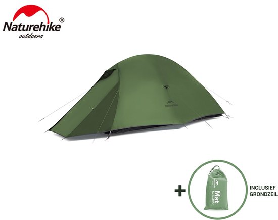 Naturehike Cloud Up 1 PRO - 1 persoons tent - Ultra Lichtgewicht tent - Incl. grondzeil - 20D 3000MM - Outdoor - Waterdicht - Kampeertent - Trekkerstent - Koepeltent van Naturehike — afbeelding 2