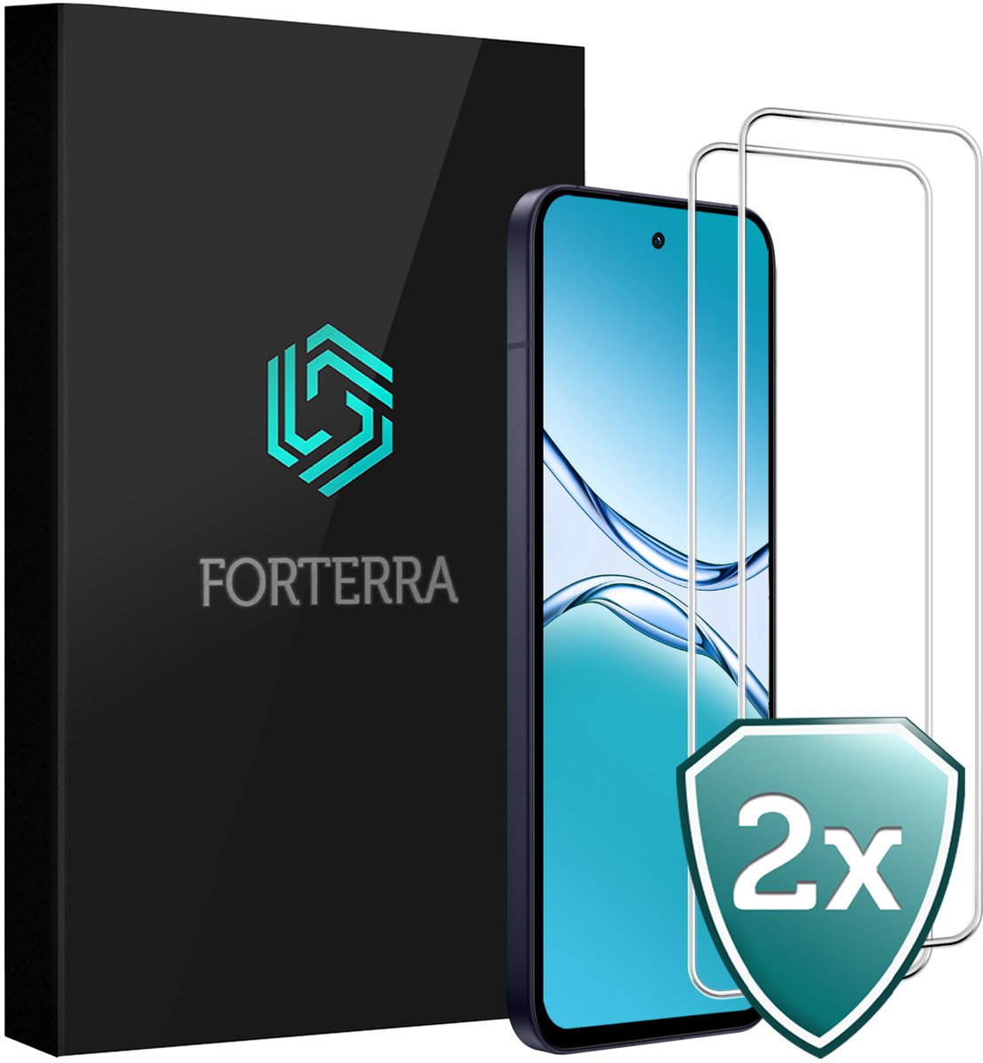 Screenprotector 2 Stuks - Geschikt voor OPPO A5 Pro - Extra Sterk - Beschermglas - Gehard Glas - Tempered Glass - Screen Protector