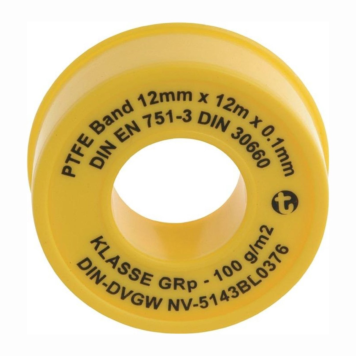 GEKA PTFE Afdichtband GRp L12 m B12 mm D0,1 mm - 04.5000.9