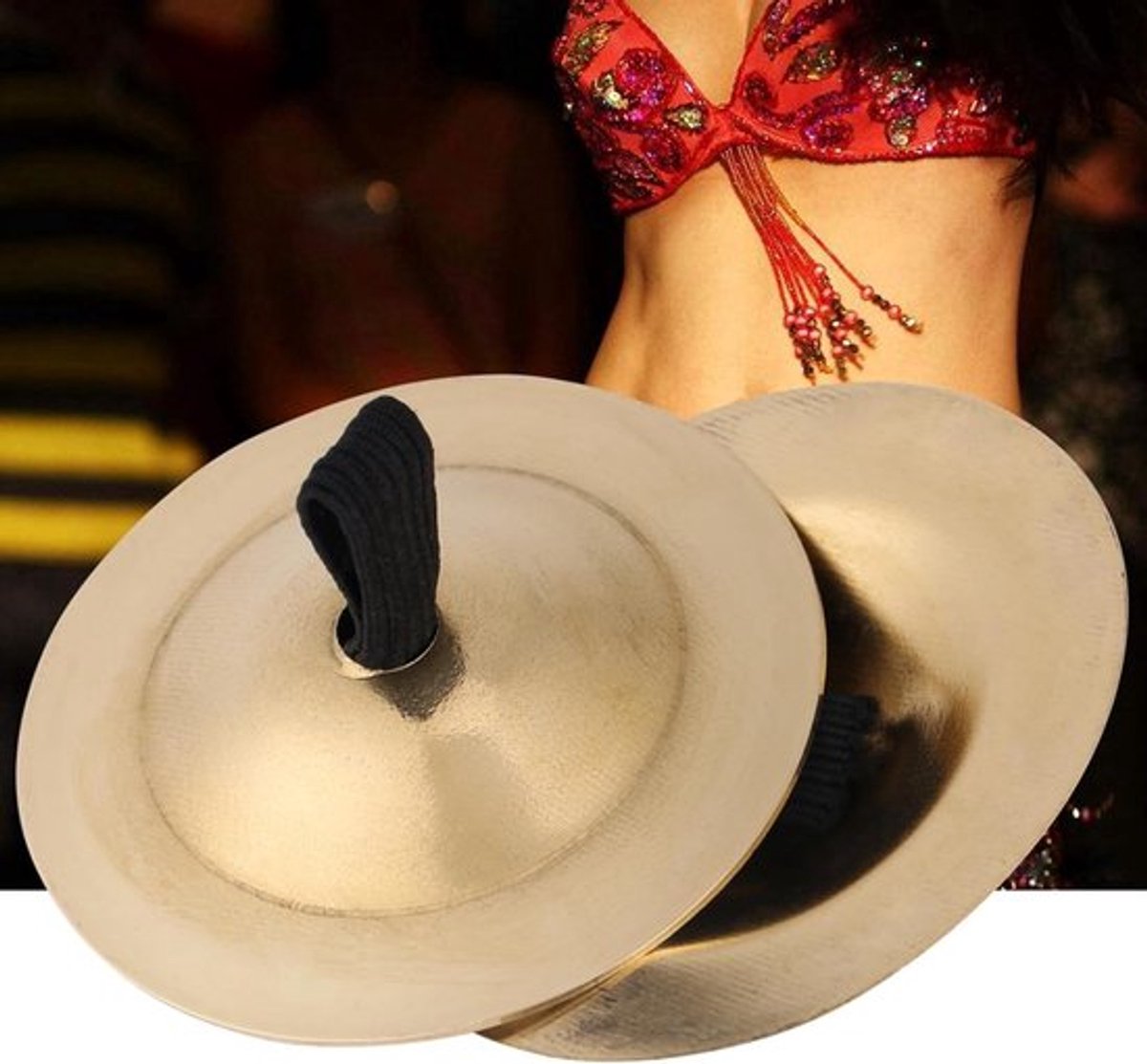 Tibetaanse koperen Tingsha-vingercymbals - Ideaal voor Yoga en Buikdans