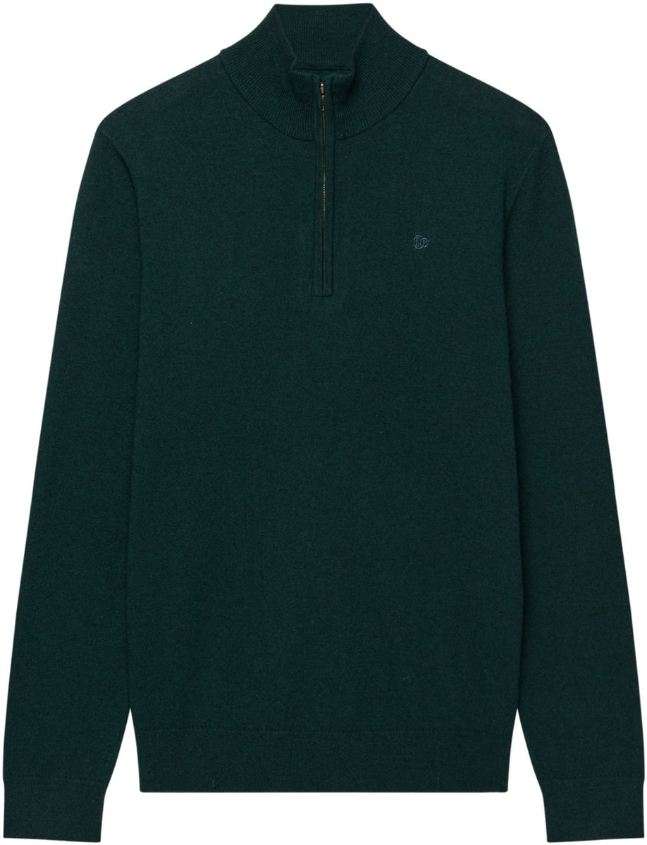 Superdry Trui Ess Lw Wool Blend 1/2 Zip M6110783a 7ov Deep Pine Mannen Groen