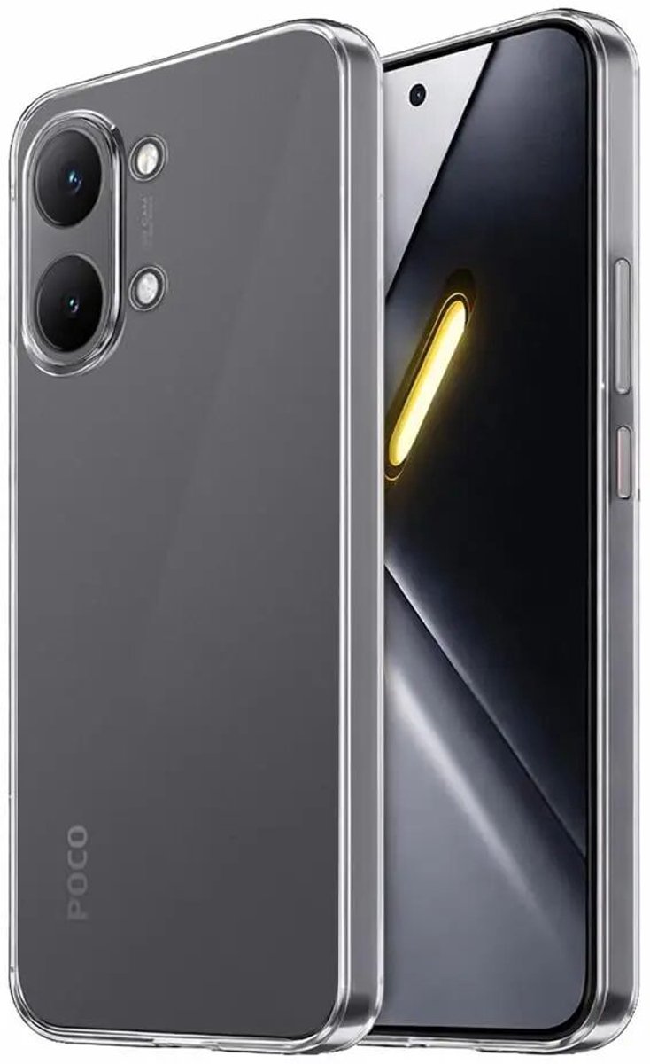 Transparant Dun TPU Hoesje Geschikt voor Xiaomi Poco X8 Pro Max | Back Cover | Lichtgewicht | Ultra Dun | Flexibel | Zacht | Doorzichtig