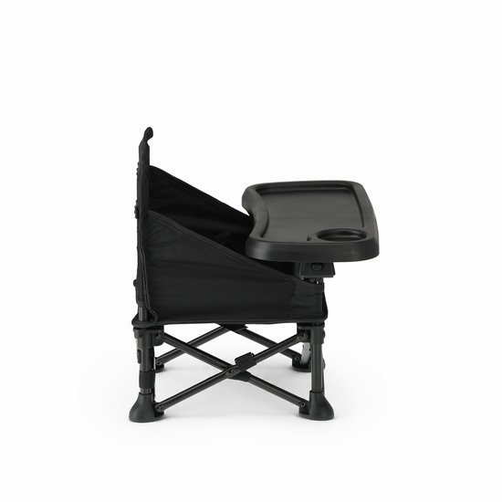 Deryan Pop 'N Sit Mini Kinderstoel - Opvouwbare Stoelverhoger - Zwart van Deryan — afbeelding 2