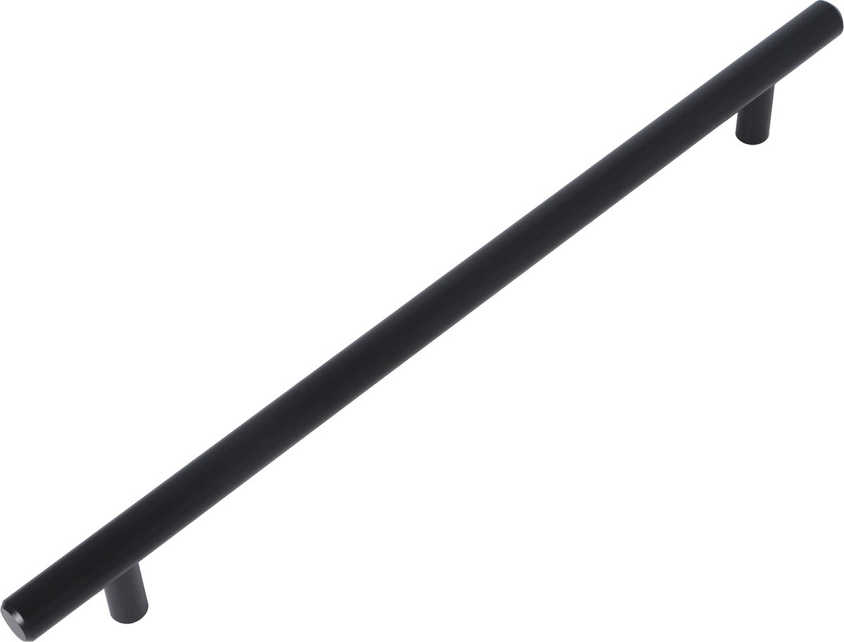 Meubelgreep Mila mat zwart 284mm rond - Boorafstand 224mm