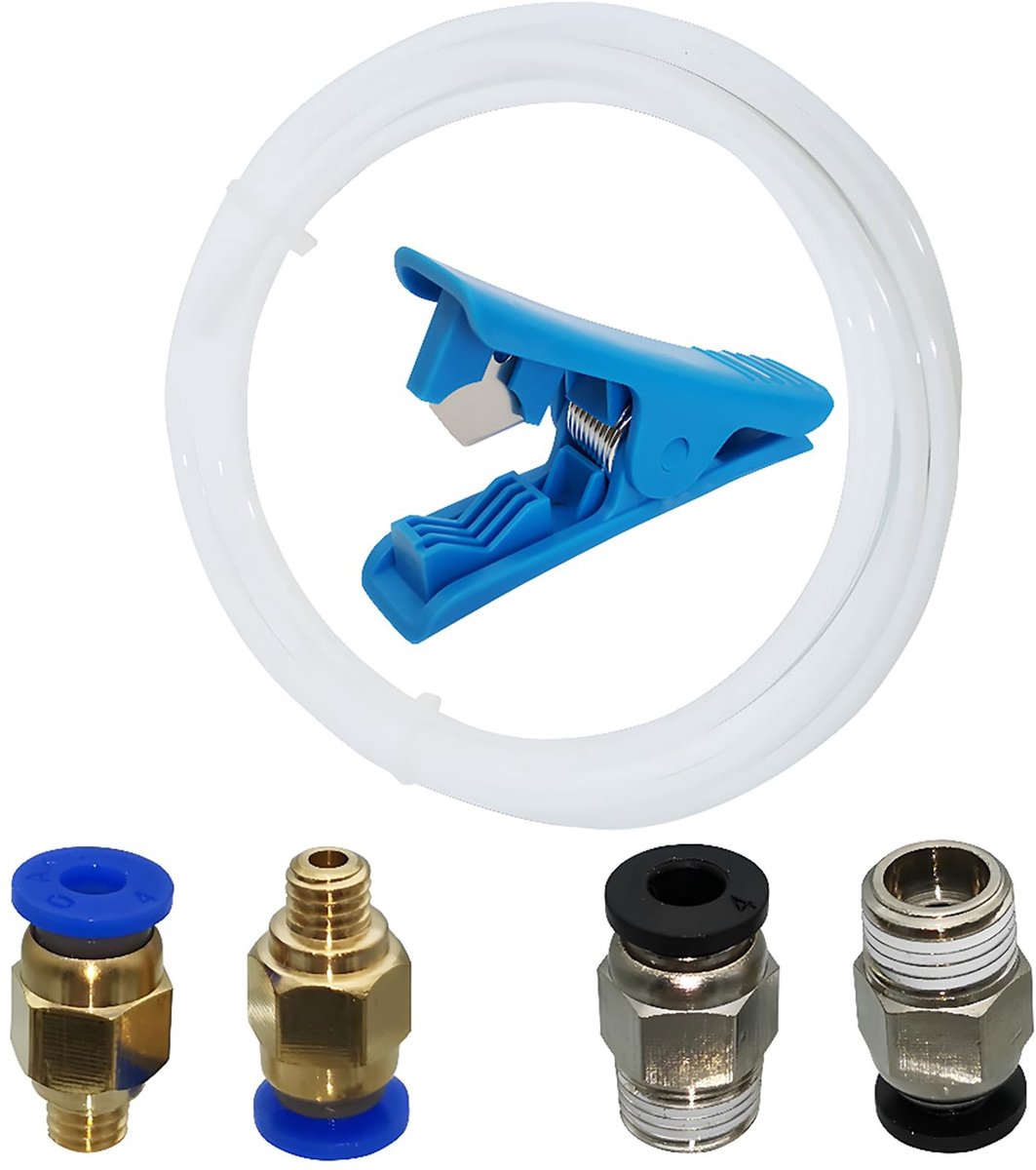 Solidchoice - PTFE Slang met Pneumatische Aansluitingen voor 3D Printers