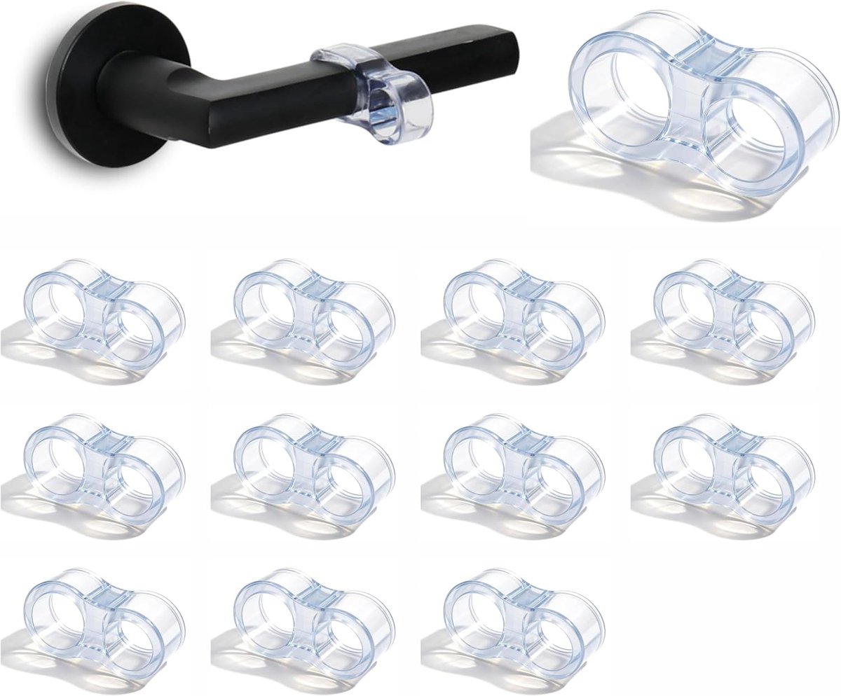 Deurstoppers PVC Transparant - Geen boren - Schokabsorberend - Bescherming voor muren en meubels - SnelShoppen