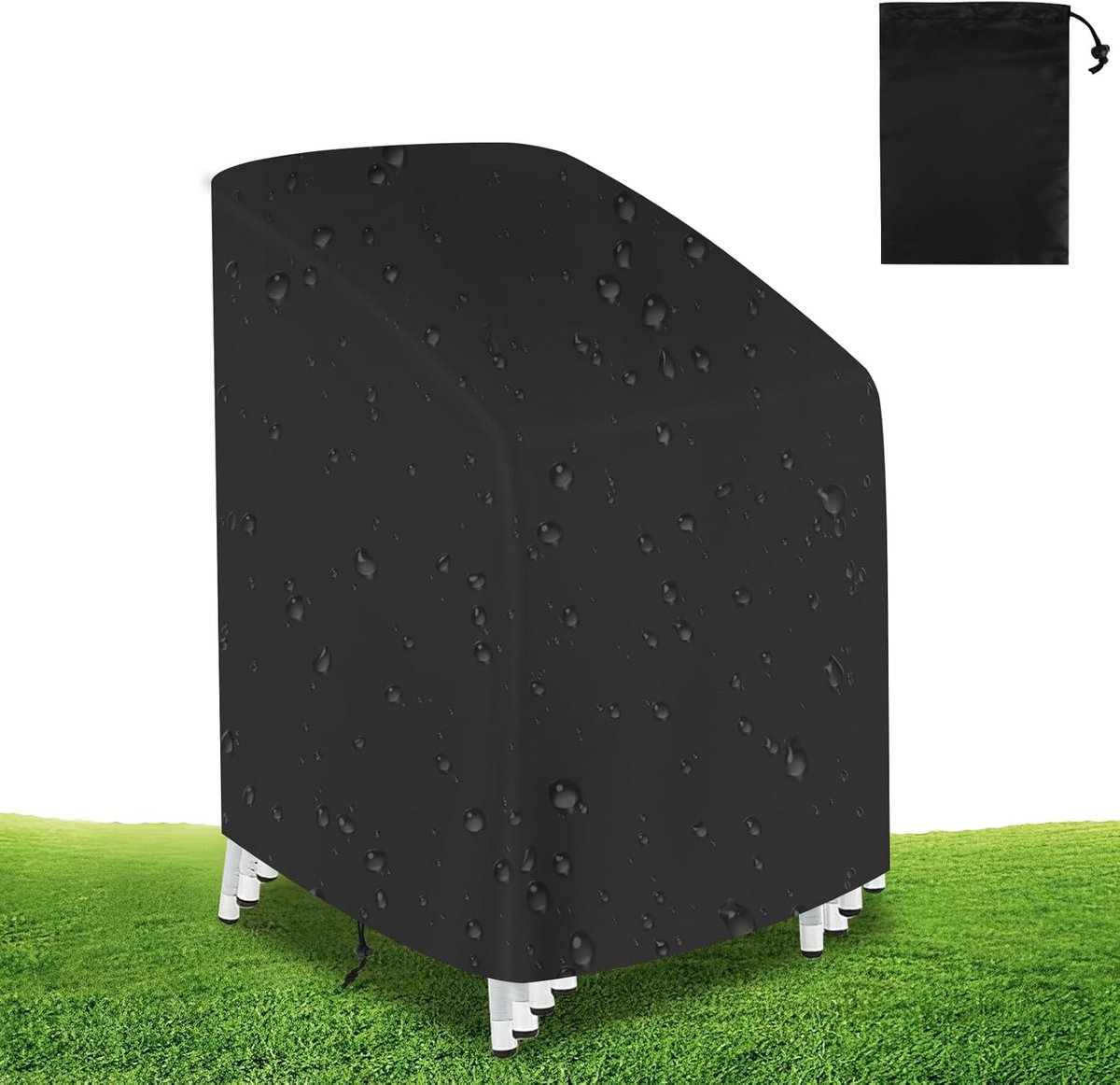 Tuinstoel Cover - Winterproof - 210D Waterdicht - Bescherming tegen weer en UV-straling - SnelShoppen