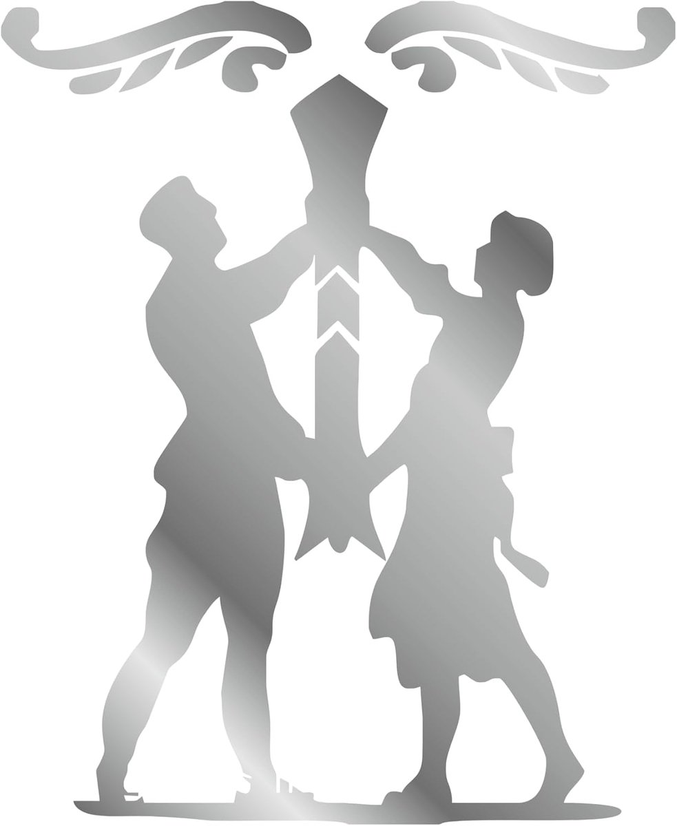 Autosticker Wereldboom - Zilver - Irminsul ontwerp - Perfect voor Asatru liefhebbers - ShopVlot