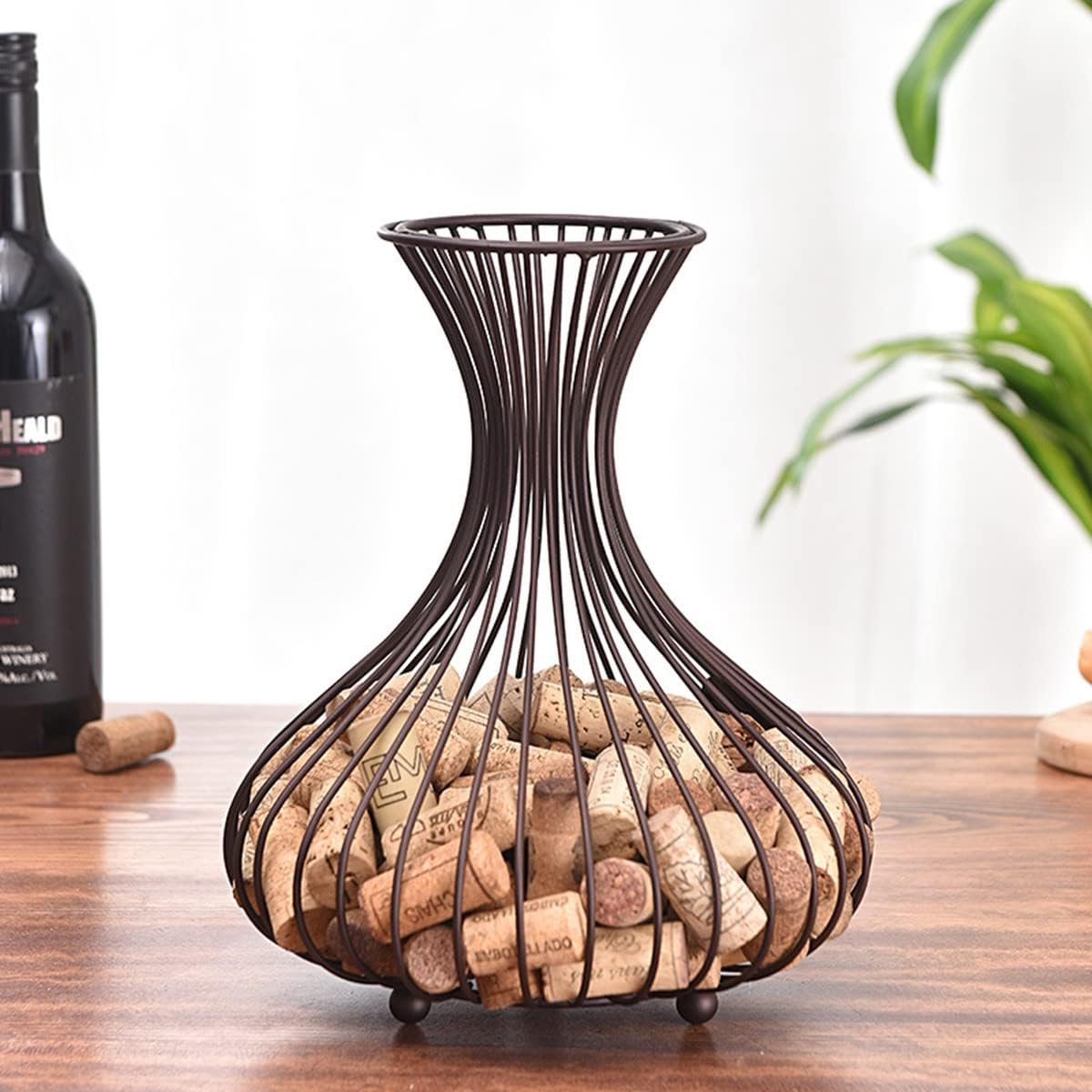 Wijnkurkhouder - Matte bronzen metaal - Grote capaciteit - Bewaar herinneringen - ShopVlot
