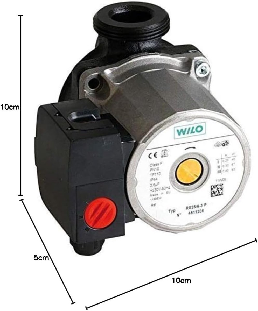 Warmtepomp pomp 130mm - RS25/6-3P - efficiënte watercirculatie - ideaal voor verwarming - ShopVlot